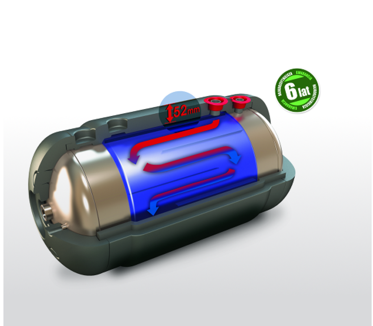 Elektromet - WGJ-g dwupłaszczowy TURBO w polistyrenie 100l