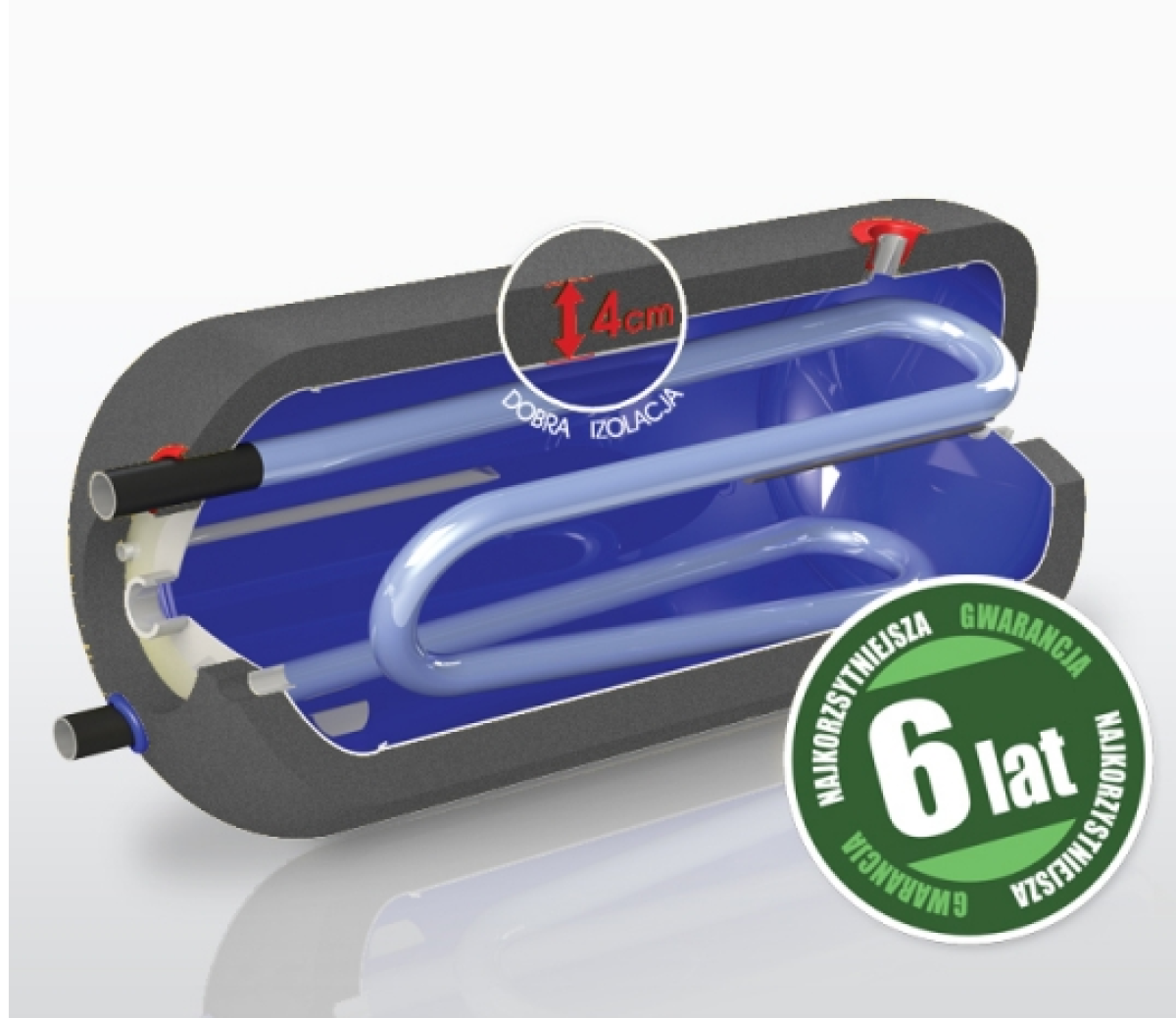 Elektromet - WGJ-g max w polistyrenie 100l Elektromet