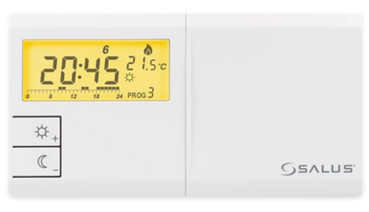 Elektroniczny bezprzewodowy regulator temperatury - tygodniowy Salus 091FLRFV2