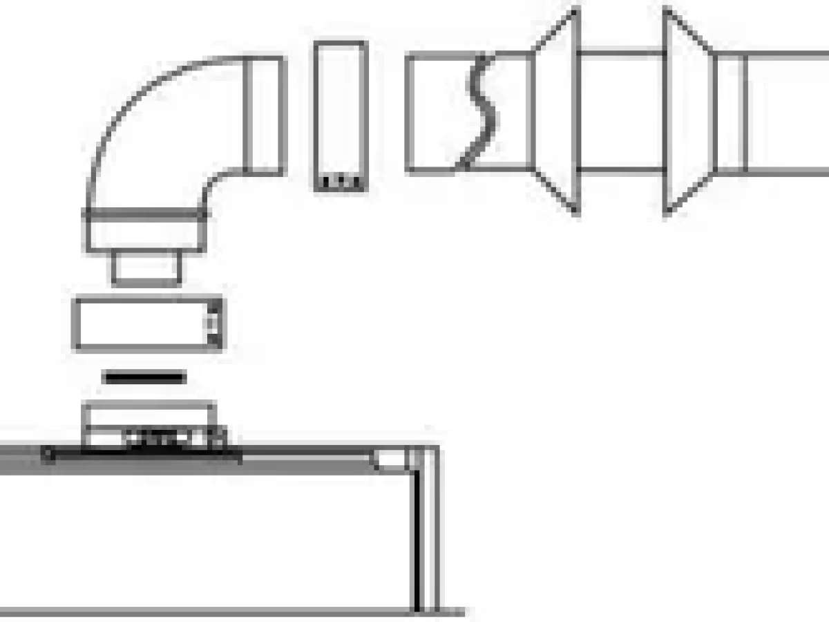 Zestaw odprowadzenia spalin do Ariston SGA BF X / FB 704760