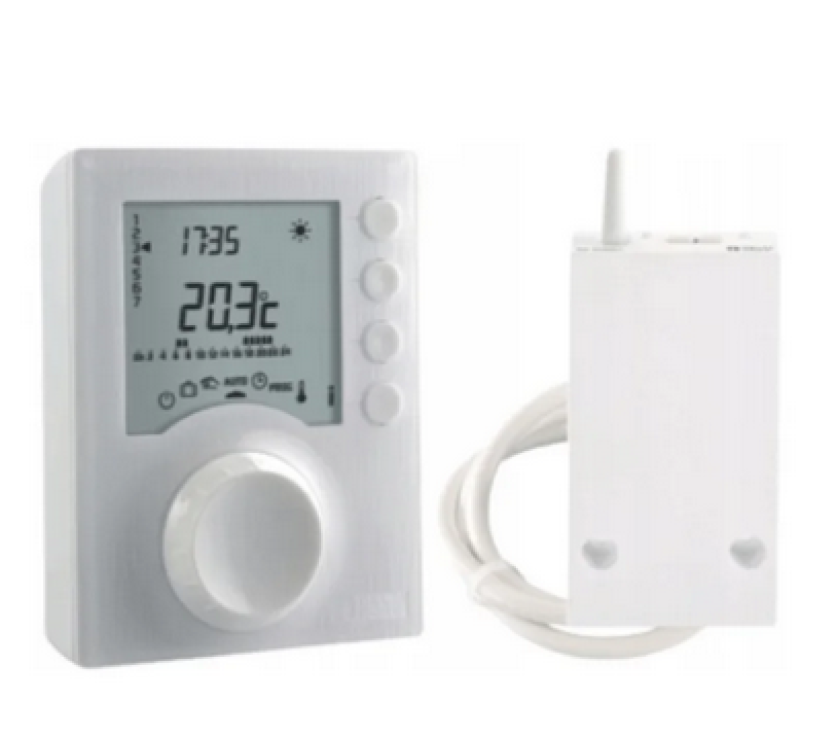 Termostat programowalny, radiowy TYBOX 137 + do kotła lub nierewersyjnej pompy ciepła