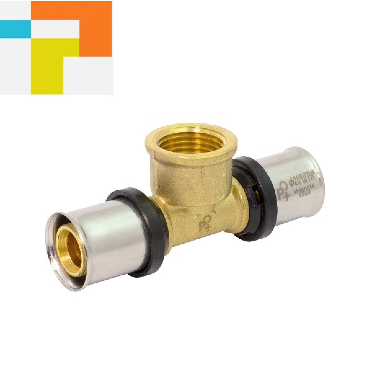 PERFEKT SYSTEM PLUS Trójnik Zaprasowywany GW 25x3/4"