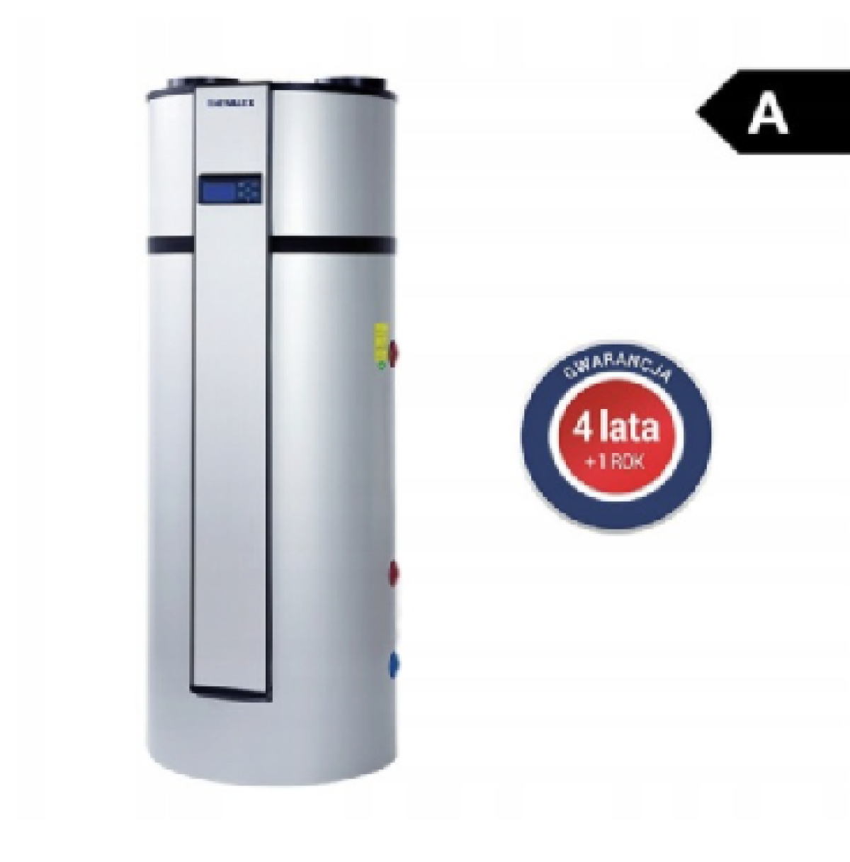 Hewalex PCWU 300EK – Pompa ciepła do c.w.u. 2,5 kW ze zbiornikiem 300 l